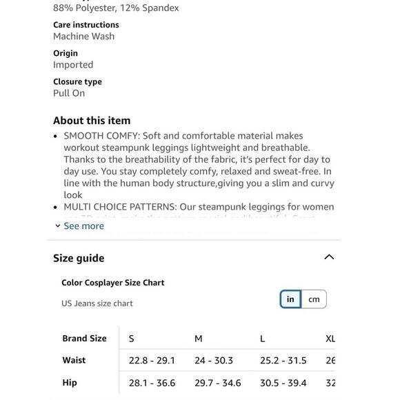 Steampunk chick leggings - Picture 13 of 14